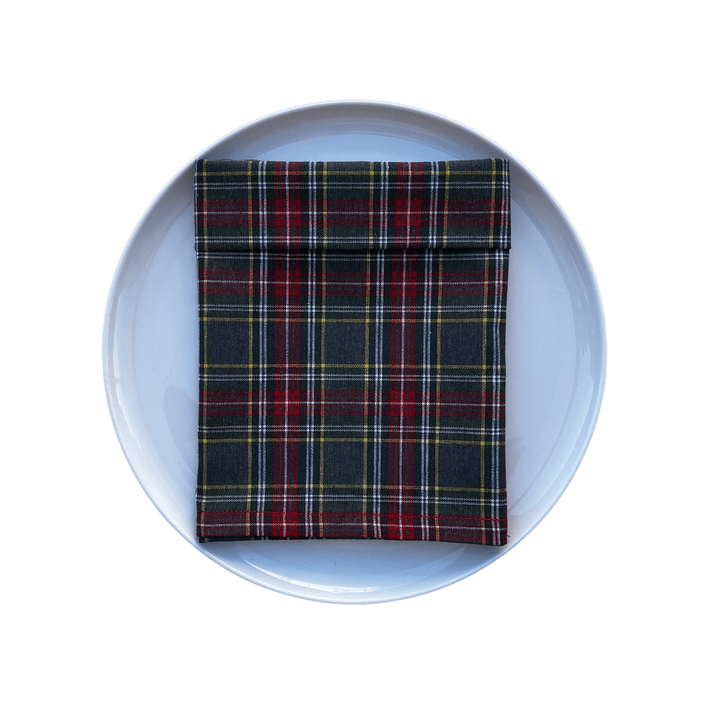 Servilleta Escocés Gris y Rojo - La Compañía Francesa