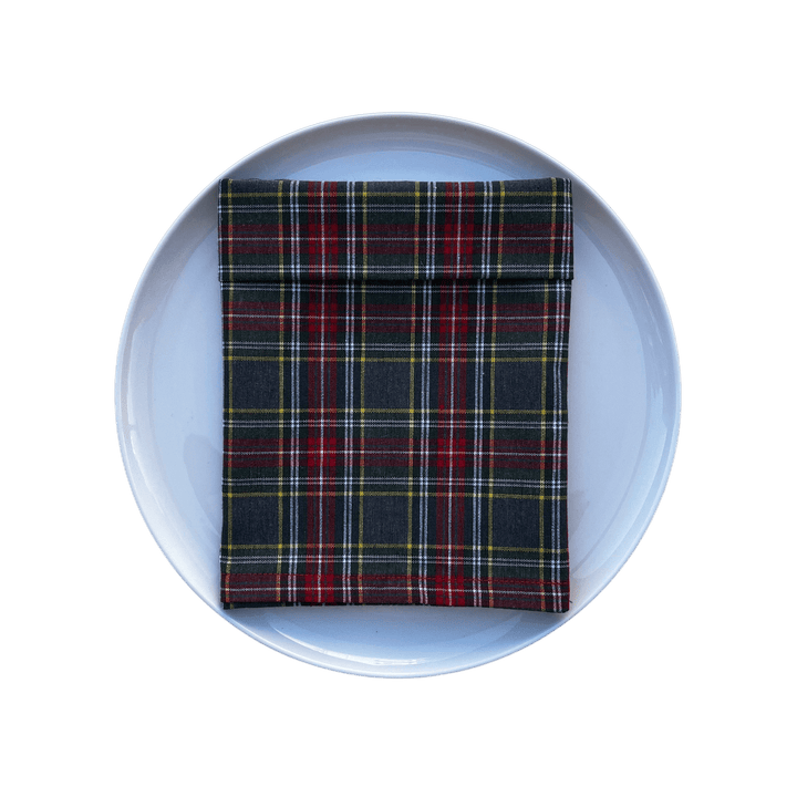 Servilleta Escocés Gris y Rojo - La Compañía Francesa