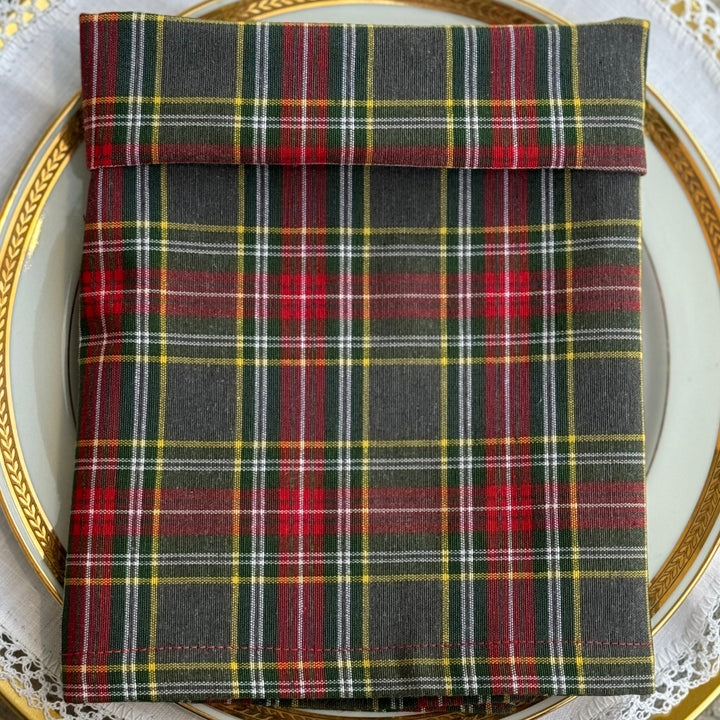 Servilleta Escocés Gris y Rojo - La Compañía Francesa