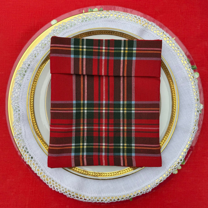 Servilleta Escocés Rojo - La Compañía Francesa