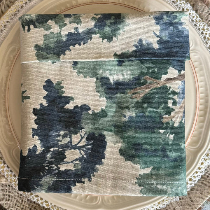 Servilleta Estampada La Forêt Blue - La Compañía Francesa