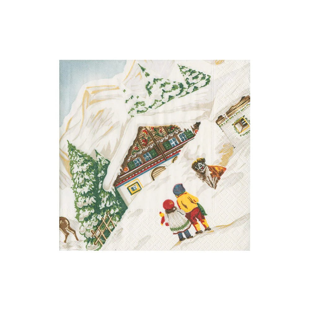 Servilleta Papel Cóctel Snow Days - La Compañía Francesa