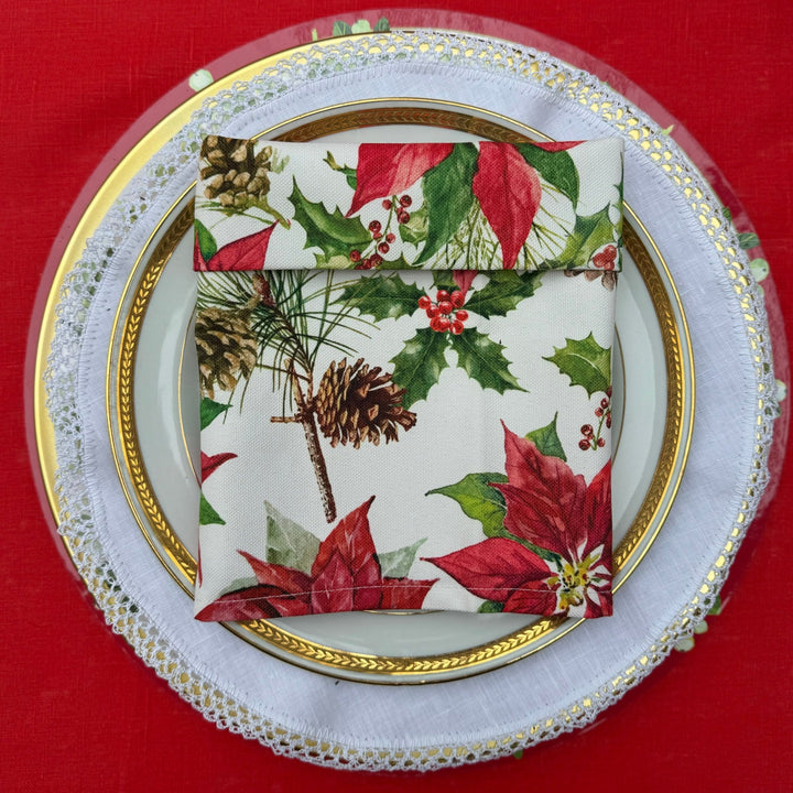 Servilleta Poinsettia - La Compañía Francesa