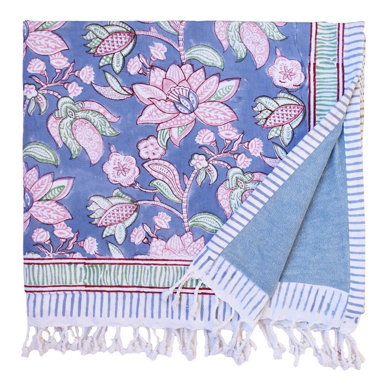 Toalla de Playa Figaro Azul - La Compañía Francesa