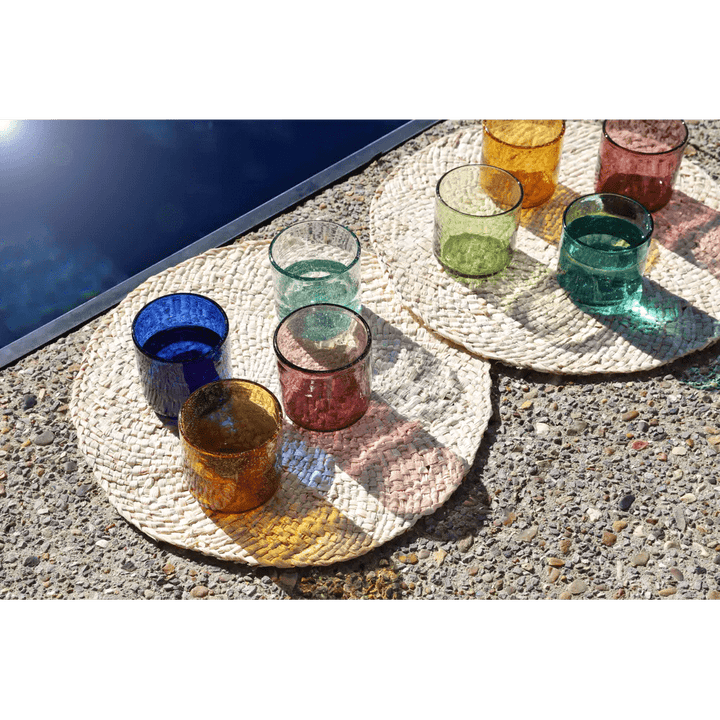 Vaso Dark Aqua Set/6 - La Compañía Francesa