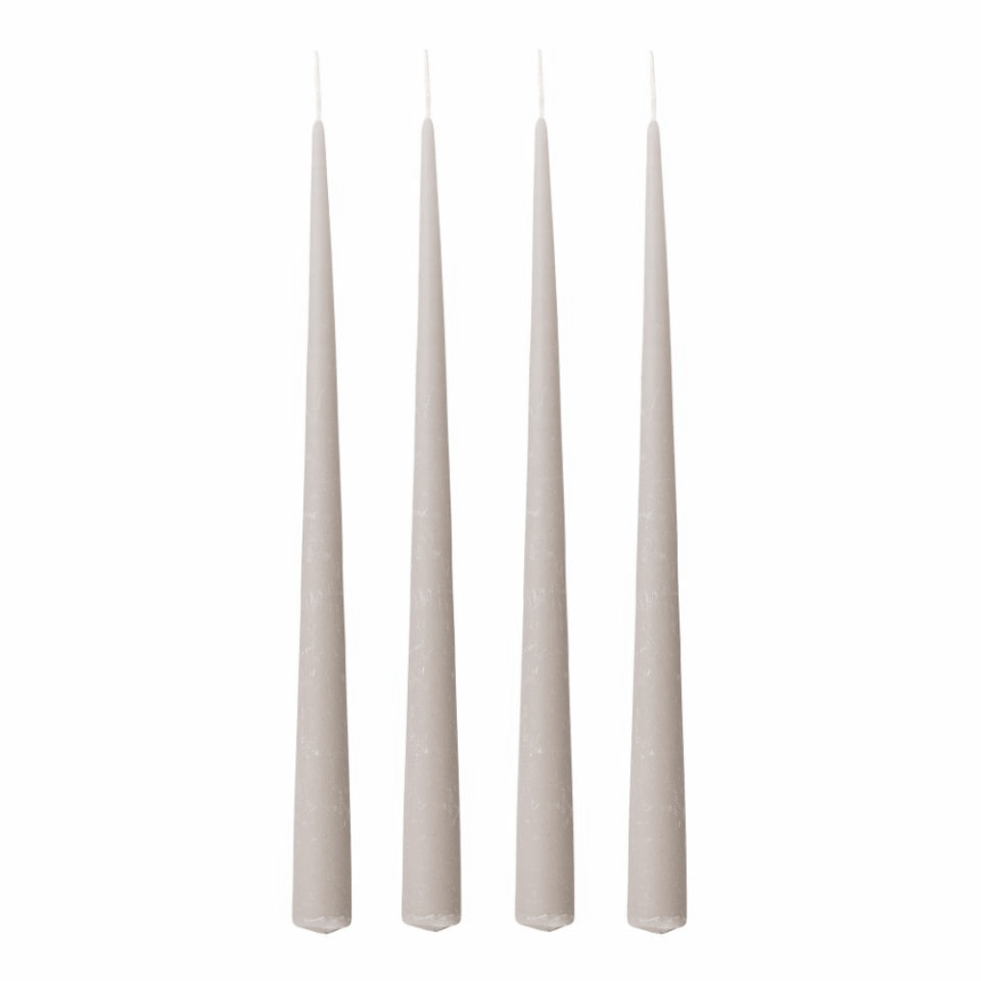 Velas Velvet Gray Set/4 - La Compañía Francesa