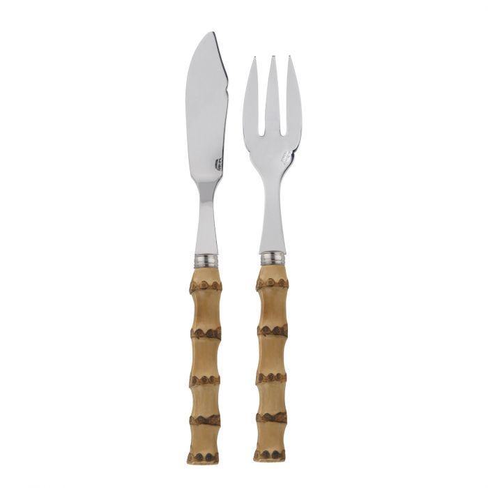 Cubiertos de pescado Sabre Bambú - Laciafrancesa