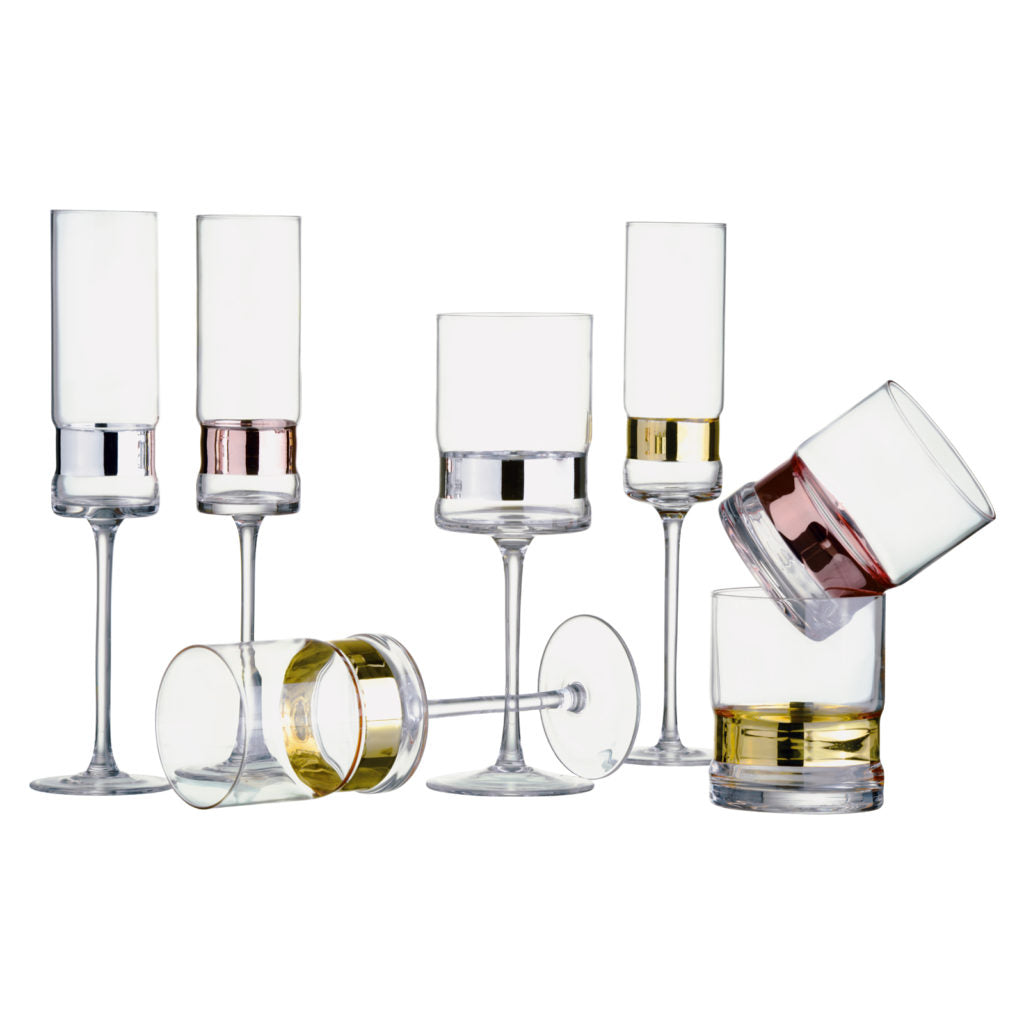 Vasos Plateados Set/2