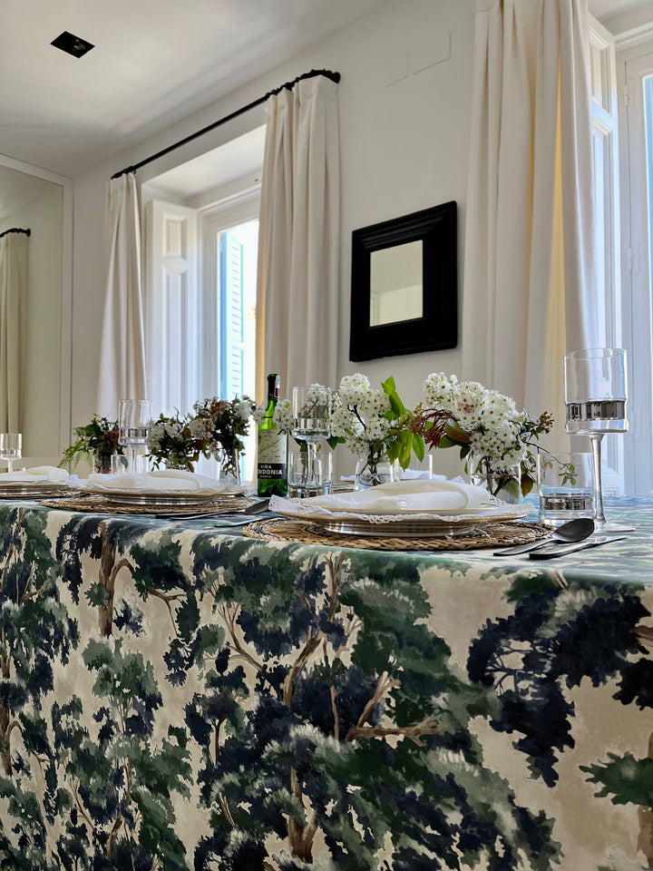 Mantel Estampado La Forêt Blue