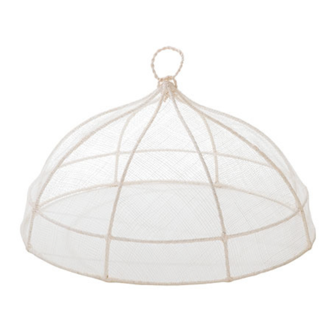 Campana Rafia Blanca 32x50