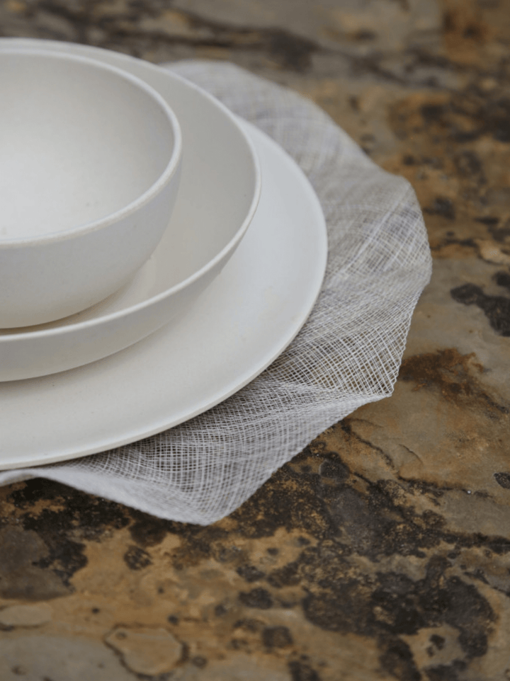 Bajoplato Rafia Marfil Set/4 - La Compañía Francesa