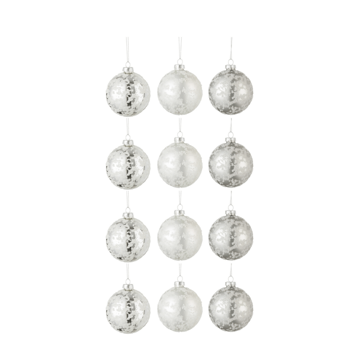 Bolas de Navidad de Cristal Set/12 - La Compañía Francesa