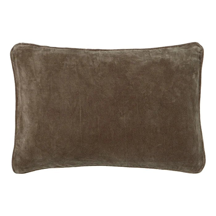 Funda de Cojín Chestnut Velvet - La Compañía Francesa