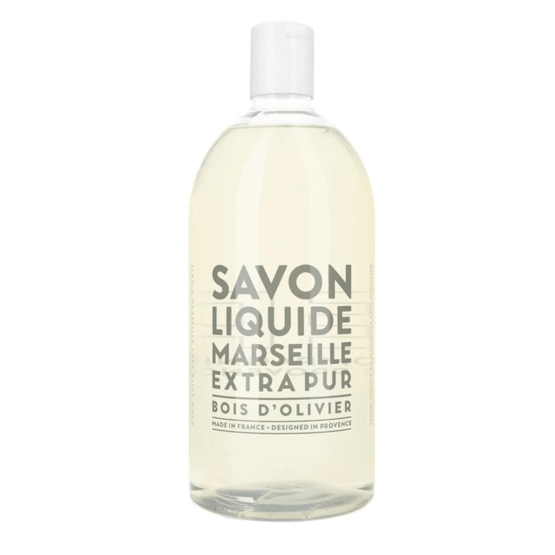 Jabón Marseille Recarga OIive Wood 1L - La Compañía Francesa