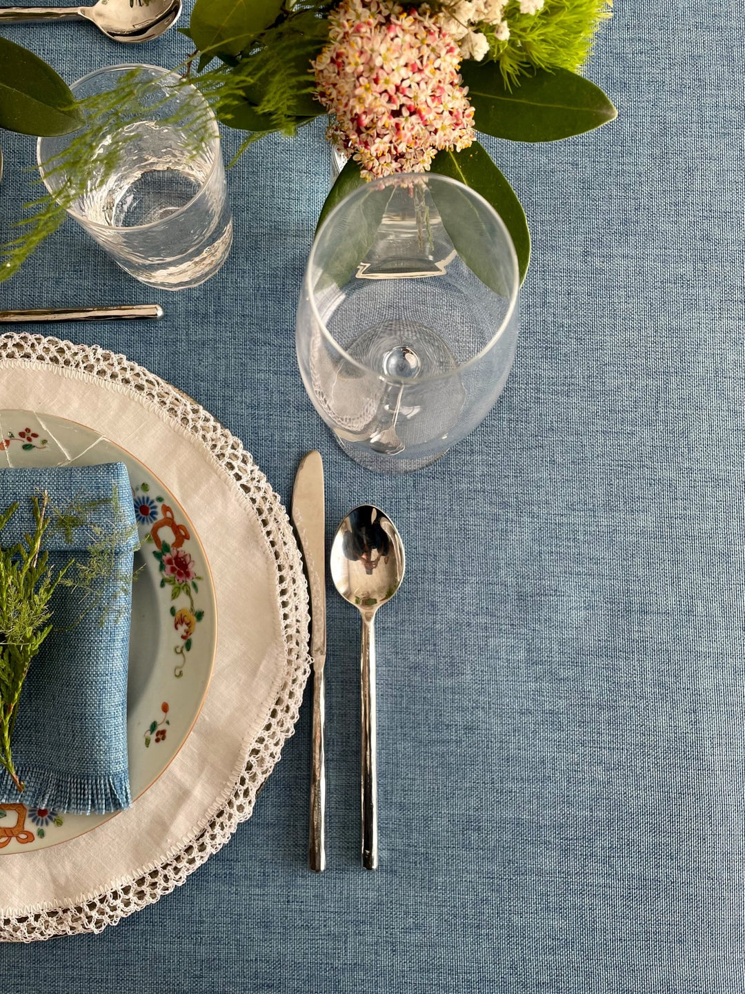 Mantel Kairo Azul Claro - La Compañía Francesa