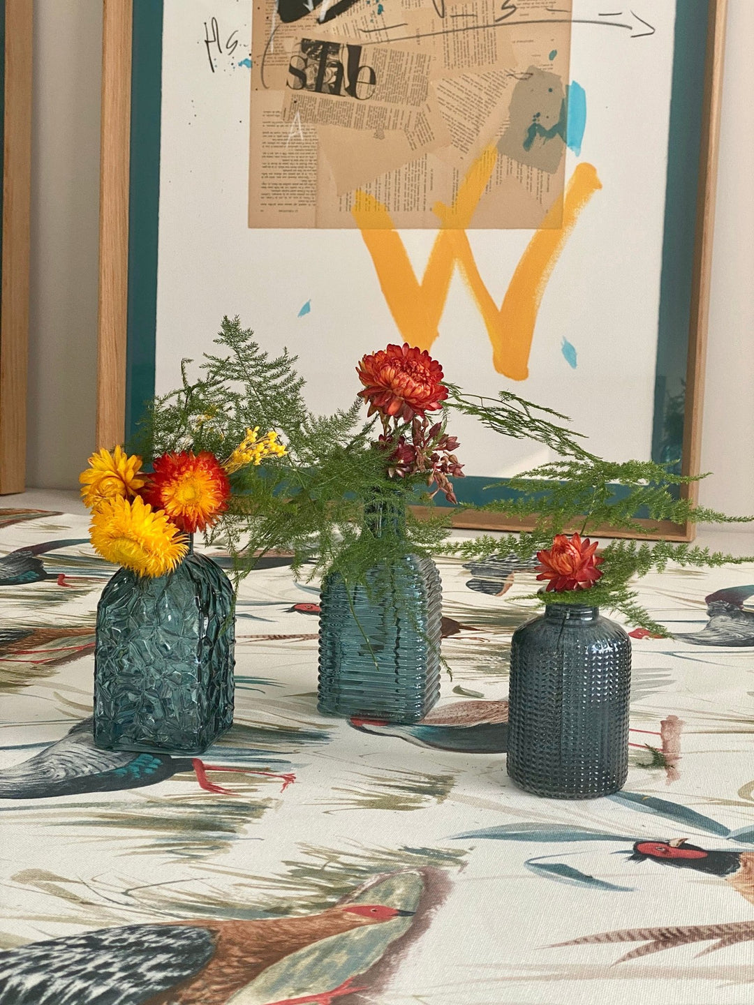 Mini - Jarrón de cristal Azul - La Compañía Francesa