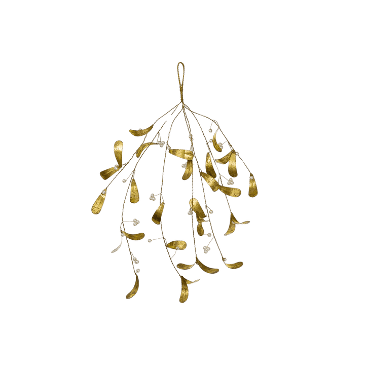 Rama de Muérdago Dorada Mediana - La Compañía Francesa