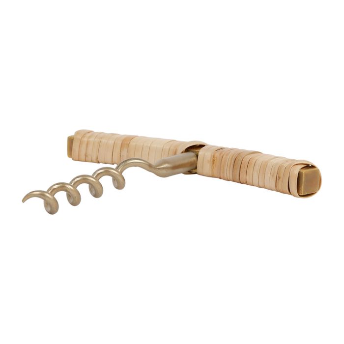 Sacacorchos Dorado con detalle en Bamboo - La Compañía Francesa