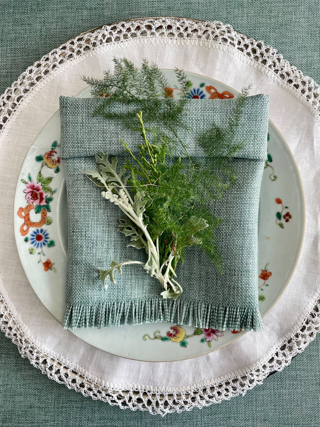 Servilleta Kairo Verde Agua - La Compañía Francesa